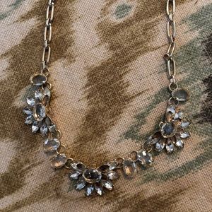 Banana Republic Floral Stone Statement Necklace
